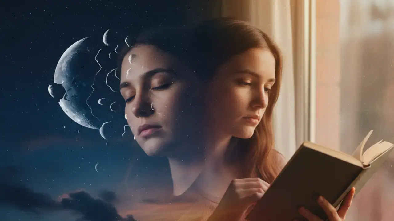 Pessoa exausta e sonolenta na cama, ilustrando como a privação de sono pode mimetizar ou agravar sintomas de TDAH.